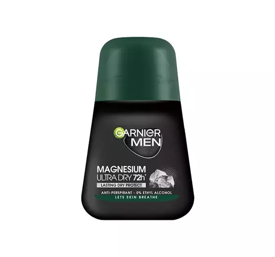 GARNIER MEN MAGNESIUM ULTRA DRY 72H КУЛЬКОВИЙ АНТИПЕРСПІРАНТ ДЛЯ ЧОЛОВІКІВ 50МЛ