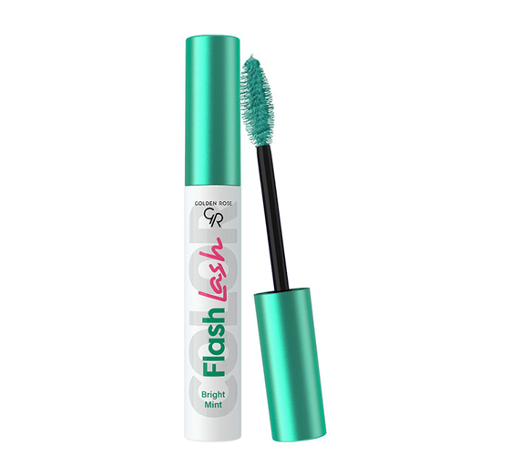 GOLDEN ROSE FLASH LASH КОЛЬОРОВА ТУШ ДЛЯ ВІЙ 01 BRIGHT MINT 9МЛ