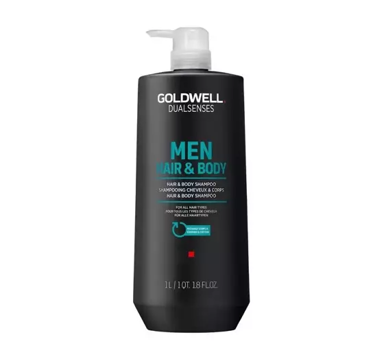 GOLDWELL MEN ШАМПУНЬ ДЛЯ ВОЛОССЯ І ТІЛА 1Л