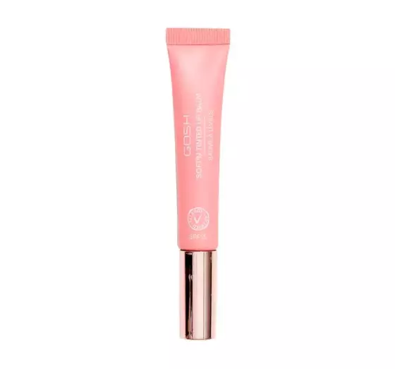 GOSH SOFT'N TINTED ВЕГАНСЬКИЙ БАЛЬЗАМ ДЛЯ ГУБ SPF 15 001 NUDE 8МЛ