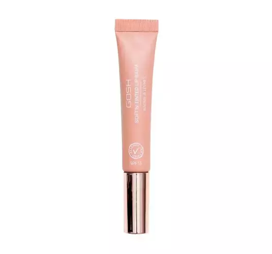 GOSH SOFT'N TINTED ВЕГАНСЬКИЙ БАЛЬЗАМ ДЛЯ ГУБ SPF 15 002 NOUGAT 8МЛ