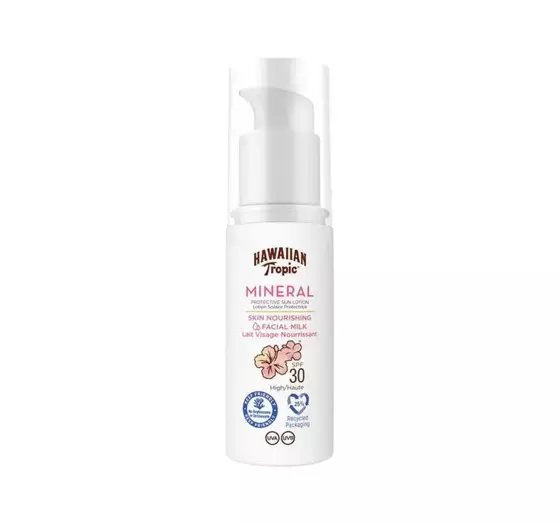 HAWAIIAN TROPIC MINERAL СОНЦЕЗАХИСНЕ МОЛОЧКО ДЛЯ ОБЛИЧЧЯ SPF30 50МЛ