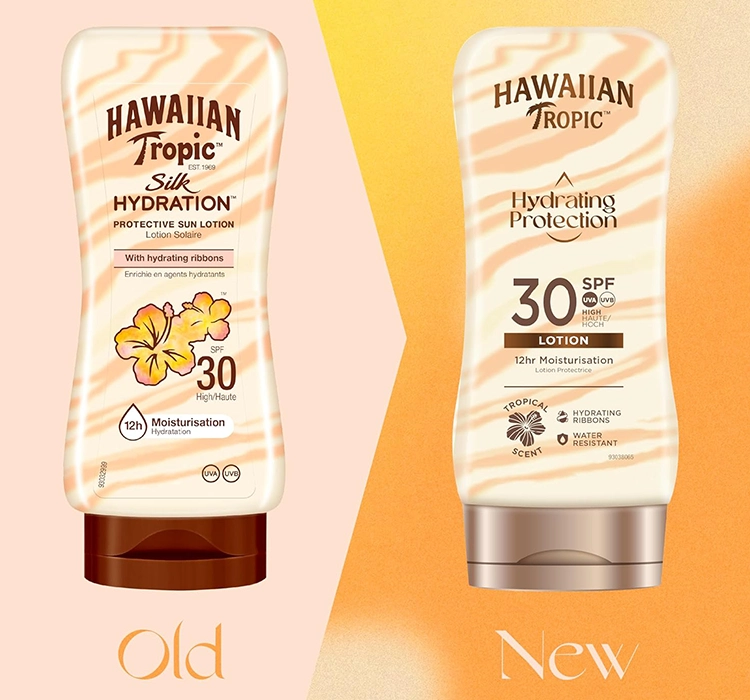 HAWAIIAN TROPIC SILK HYDRATION SUN LOTION МОЛОЧКО ДЛЯ ЗАСМАГИ SPF 30 180МЛ