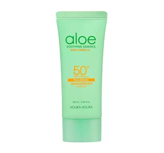 HOLIKA HOLIKA ALOE SOOTHING ESSENCE ЗАХИСНИЙ ГЕЛЬ ДЛЯ ОБЛИЧЧЯ І ТІЛА SFP50+ 100МЛ