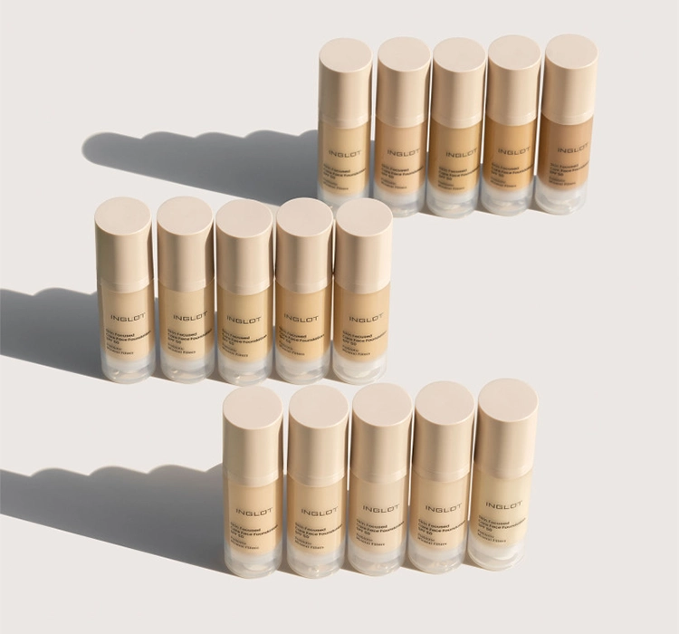 INGLOT SKIN FOCUSED CARE FACE FOUNDATION ТОНАЛЬНИЙ КРЕМ ДЛЯ ОБЛИЧЧЯ 302 IVORY BEIGE 30МЛ