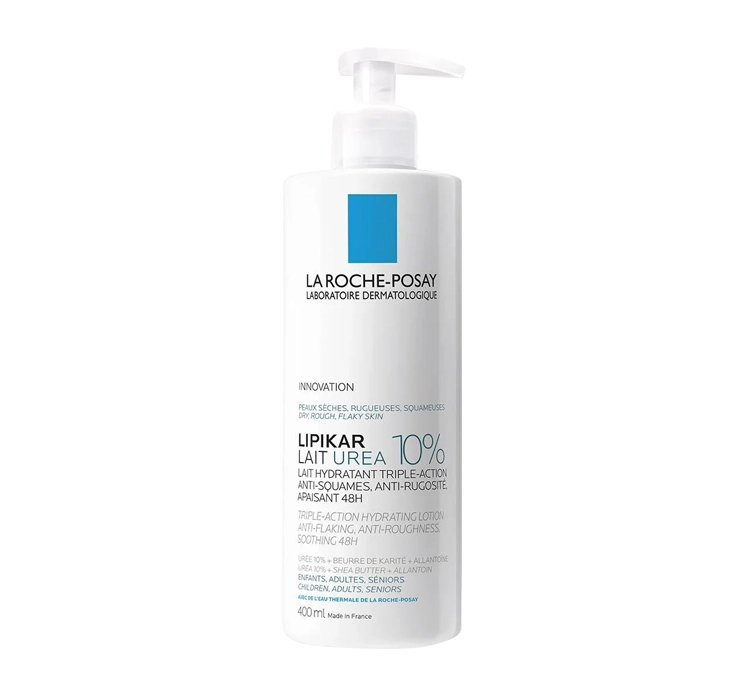 LA ROCHE POSAY LIPIKAR LAIT UREA 10% ЗВОЛОЖУЮЧЕ МОЛОЧКО ДЛЯ ТІЛА 400 МЛ