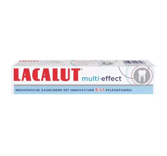 LACALUT MULTI EFFECT ЗУБНА ПАСТА 5В1 75МЛ