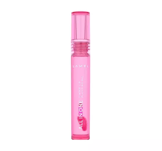 LAMEL ALL IN ONE LIP OIL ЗВОЛОЖУВАЛЬНА ОЛІЙКА ДЛЯ ГУБ 402 PINK SPARKLE 3МЛ