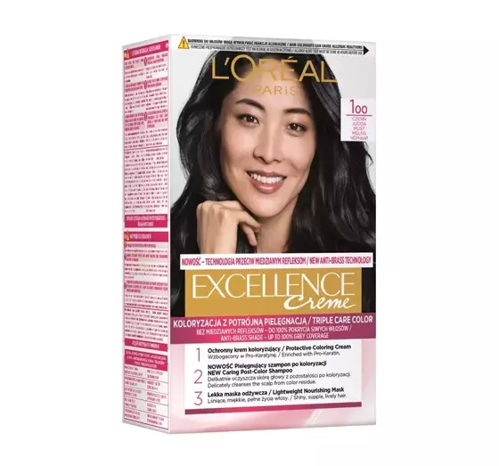 LOREAL EXCELLENCE CREME 100 ЧОРНИЙ