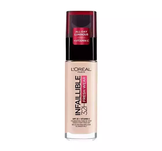 LOREAL INFAILLIBLE 32H FRESH WEAR СТІЙКИЙ ТОНАЛЬНИЙ ЗАСІБ 30 ROSE PEARL 30МЛ