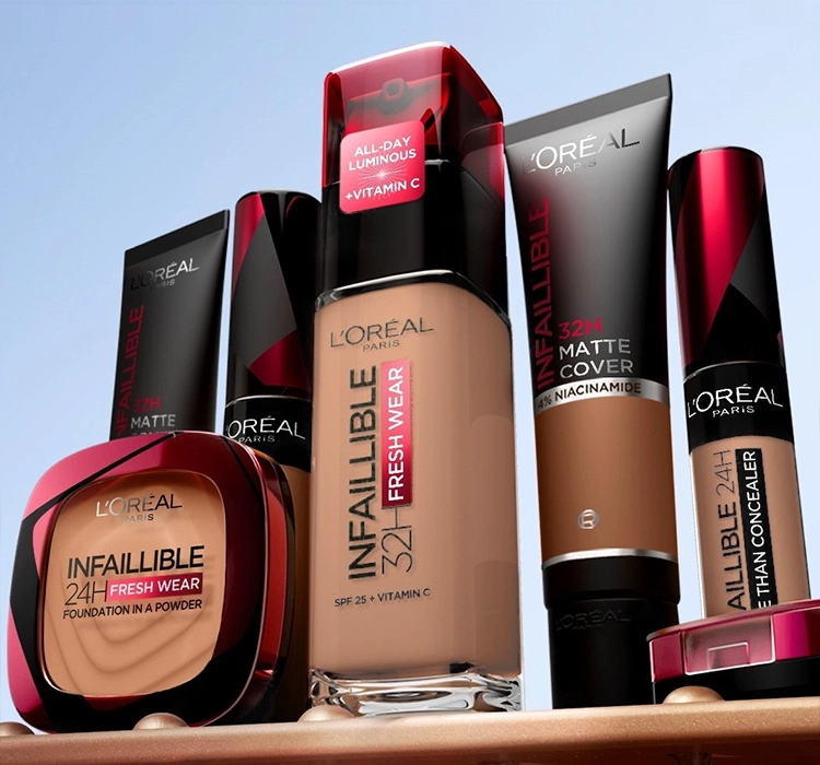 LOREAL INFAILLIBLE НАБІР ТОНАЛЬНИЙ ЗАСІБ 32H FRESH WEAR + КОРЕКТОР MORE THAN CONCEALER