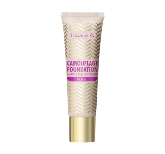 LOVELY CAMOUFLAGE FOUNDATION КРИЮЧИЙ ТОНАЛЬНИЙ ЗАСІБ ДЛЯ ОБЛИЧЧЯ 4 BEIGE 25Г