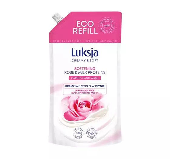 LUKSJA CREAMY & SOFT SOFTENING РІДКЕ МИЛО ДЛЯ РУК 900МЛ