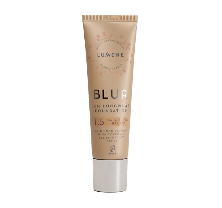 LUMENE BLUR FOUNDATION РОЗГЛАДЖУЮЧИЙ ТОНАЛЬНИЙ ЗАСІБ 1.5 FAIR BEIGE 30МЛ