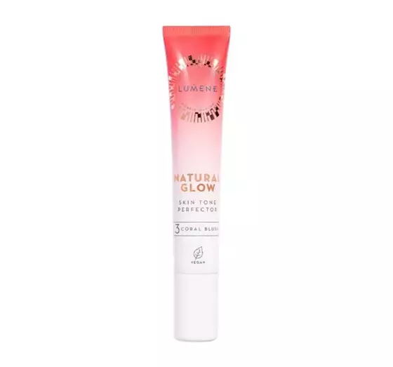 LUMENE NATURAL GLOW SKIN TONE PERFECTOR ВЕГАНСЬКІ КРЕМОВІ РУМ'ЯНА  3 CORAL BLUSH 20МЛ