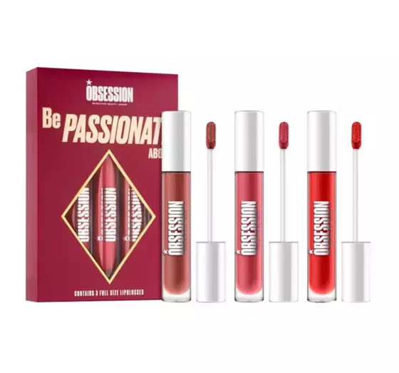 MAKEUP OBSESSION BE PASSIONATE ABOUT НАБІР БЛИСКІВ 3 X 5МЛ