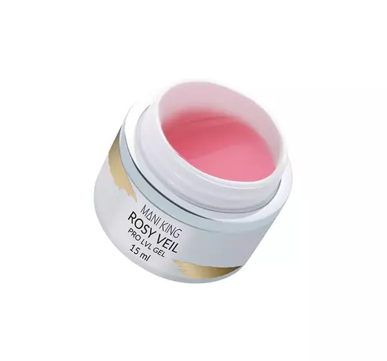 MANI KING PRO LVL GEL САМОВИРІВНЮЮЧИЙ ГЕЛЬ ДЛЯ НАРОЩУВАННЯ ROSY VEIL 15МЛ