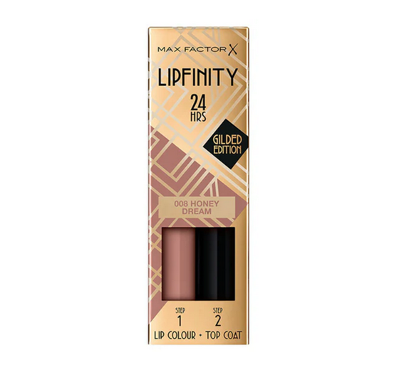 MAX FACTOR LIPFINITY ПОМАДА 008 HONEY DREAM 2,3МЛ + 1,9Г