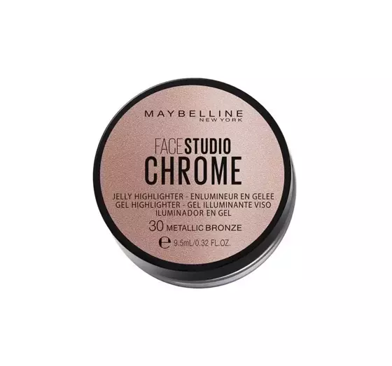 MAYBELLINE FACE STUDIO CHROME ГЕЛЕВИЙ ХАЙЛАЙТЕР 30 METALLIC BRONZE 9,5МЛ