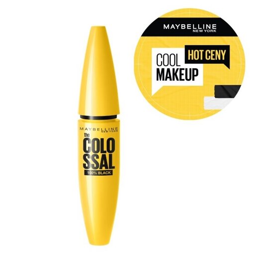 MAYBELLINE ТУШ COLOSSAL VOLUM INTENSE 100% BLACK 10,7МЛ