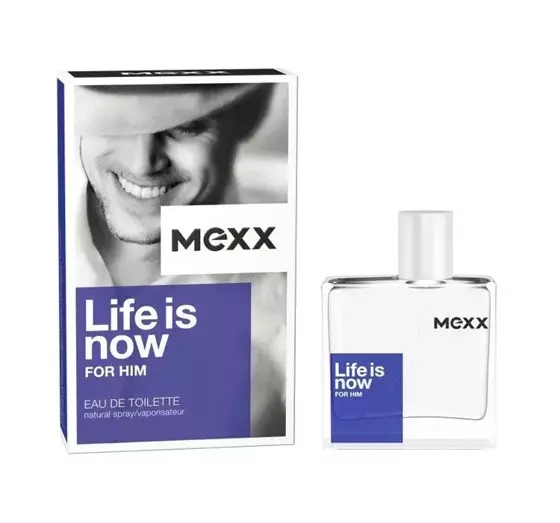 MEXX LIFE IS NOW FOR HIM ТУАЛЕТНА ВОДА MAN СПРЕЙ 50МЛ