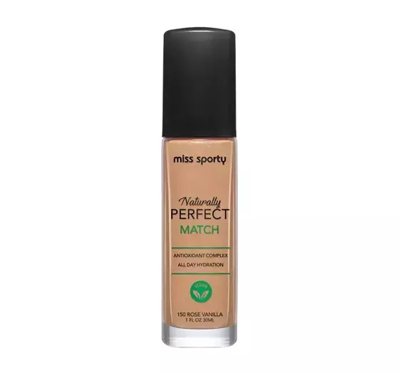 MISS SPORTY NATURALLY PERFECT MATCH ТОНАЛЬНИЙ ЗАСІБ 150 ROSE VANILLA 30МЛ