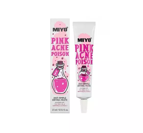 MIYO PINK ACNE POISON ТОЧКОВА ПАСТА ПРОТИ НЕДОСКОНАЛОСТЕЙ 15МЛ