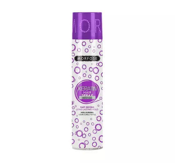 MORFOSE KERATIN HAIR SPRAY ЛАК ДЛЯ ПОШКОДЖЕНОГО ВОЛОССЯ 250МЛ