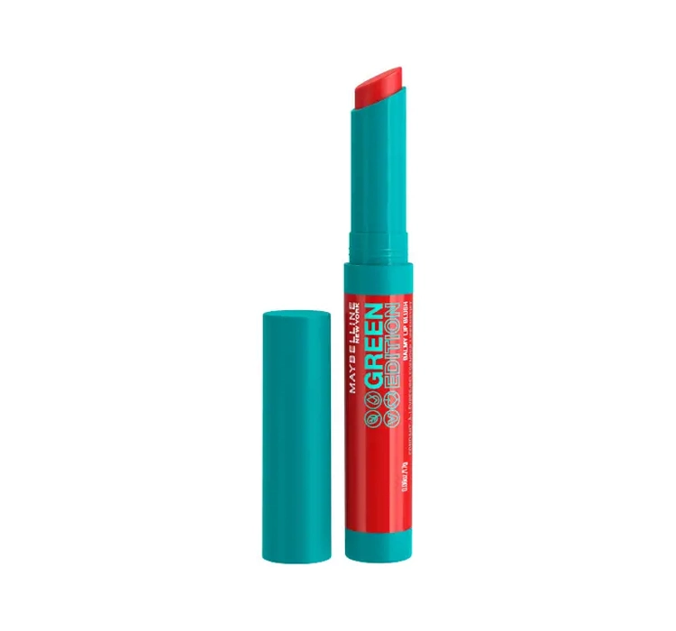 Maybelline Green Edition зволожувальний бальзам для губ 002 Bonfire  1,7г