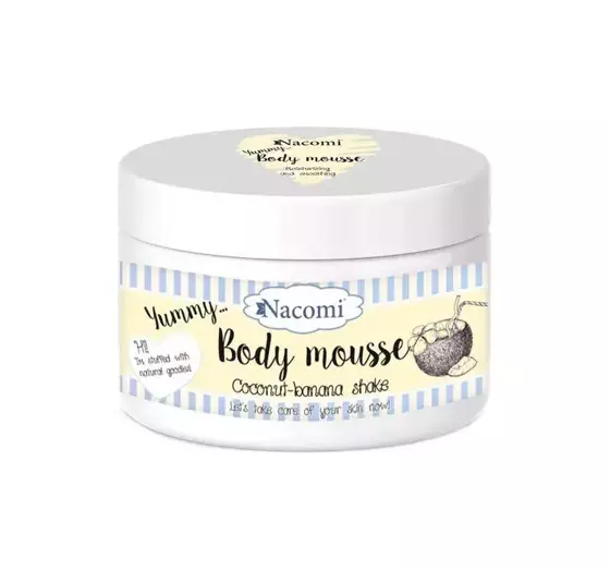 NACOMI BODY MOUSSE МУС ДЛЯ ТІЛА  SHAKE БАНАНОВИЙ 