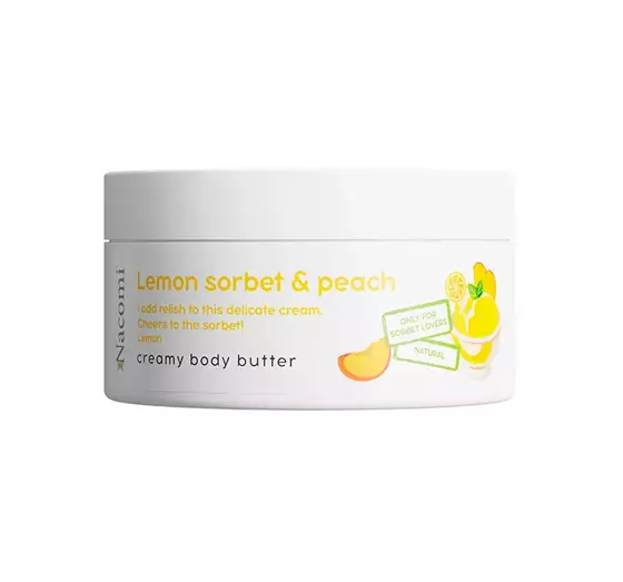 NACOMI МАСЛО ДЛЯ ТІЛА PEACH SORBET & LEMON 100МЛ