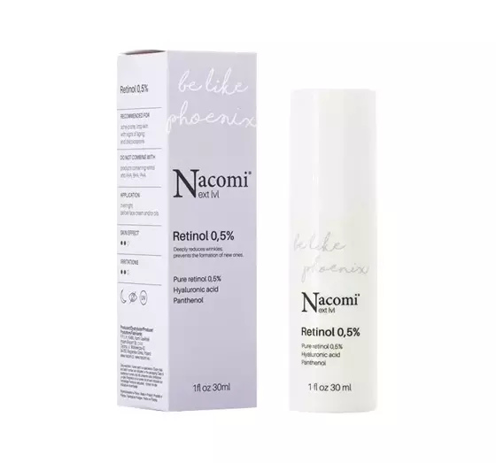 NACOMI NEXT LEVEL BE LIKE PHOENIX RETINOL 0,5 % СИРОВАТКА НА НІЧ 30МЛ