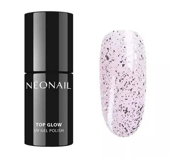 NEONAIL TOP GLOW ТОП ДЛЯ ГЕЛЬ-ЛАКУ 8806 SILVER FLAKES 7,2МЛ