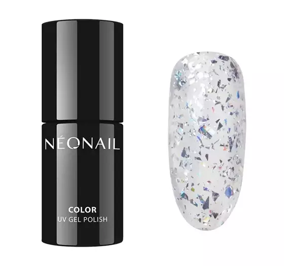 NEONAIL YOUR SUMMER YOUR WAY ГЕЛЬ-ЛАК 9238 SILVER CONFETTI 7,2МЛ