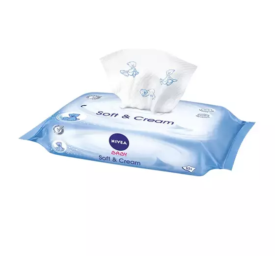 NIVEA BABY СЕРВЕТКИ SOFT CREAM 3+1 4X 63 ШТ