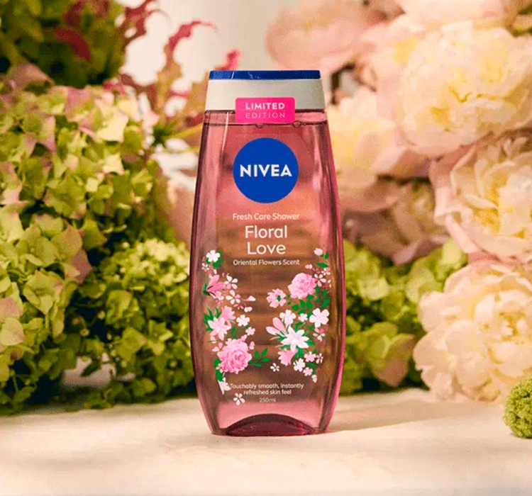 NIVEA FRESH CARE ОСВІЖАЮЧИЙ ГЕЛЬ ДЛЯ ДУШУ FLORAL LOVE 250МЛ