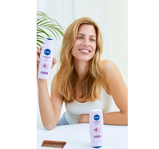 NIVEA HAIRMILK NATURAL SHINE КОНДИЦІОНЕР ДЛЯ БЛИСКУ 200МЛ