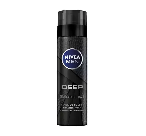 NIVEA MEN DEEP ПІНКА ДЛЯ ГОЛІННЯ З АКТИВОВАНИМ ВУГІЛЛЯМ 200МЛ