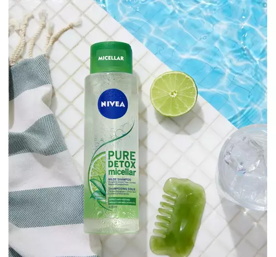 NIVEA PURE DETOX MICELLAR МІЦЕЛЯРНИЙ ШАМПУНЬ 400МЛ