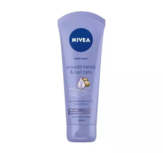 NIVEA SMOOTH HANDS AND NAIL CARE КРЕМ ДЛЯ РУК 100МЛ