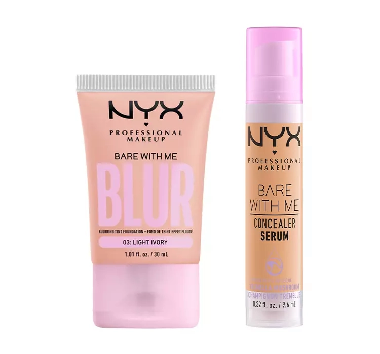 NYX PROFESSIONAL BARE WITH ME НАБІР КОСМЕТИКИ ТОНАЛЬНИЙ КРЕМ + КОРЕКТОР 