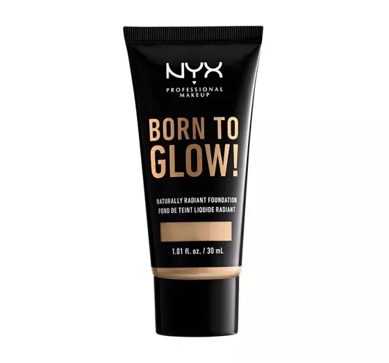 NYX PROFESSIONAL MAKEUP BORN TO GLOW ПРИРОДНО ОСВІТЛЮВАЛЬНИЙ ТОНАЛЬНИЙ ЗАСІБ 6.3 WARM VANILLA 30 МЛ