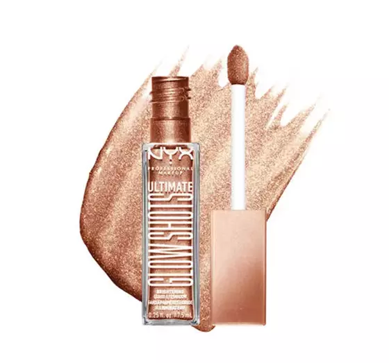 NYX PROFESSIONAL MAKEUP GLOW SHOTS БЛИСКУЧІ ТІНІ ДЛЯ ПОВІК 06 GOLDEN GOJI 7,5МЛ