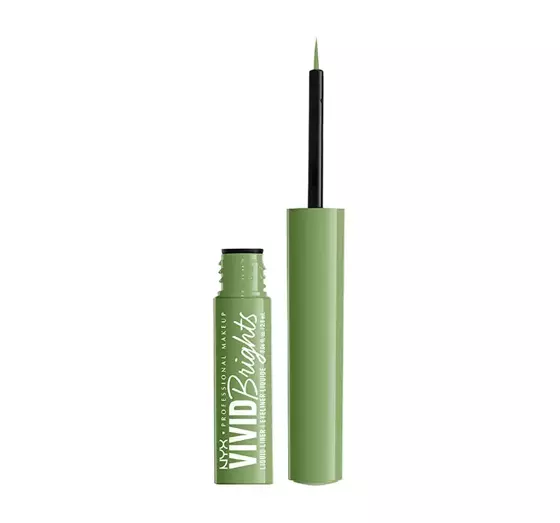 NYX PROFESSIONAL MAKEUP VIVID BRIGHTS РІДКА ПІДВОДКА ДЛЯ ОЧЕЙ 02 GHOSTED GREEN 2МЛ