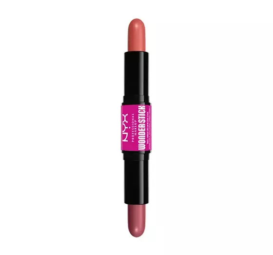 NYX PROFESSIONAL MAKEUP WONDER STICK ДВОСТОРОННІ РУМ’ЯНА ДЛЯ ЩІК 02 HONEY ORANGE + ROSE 2x4Г