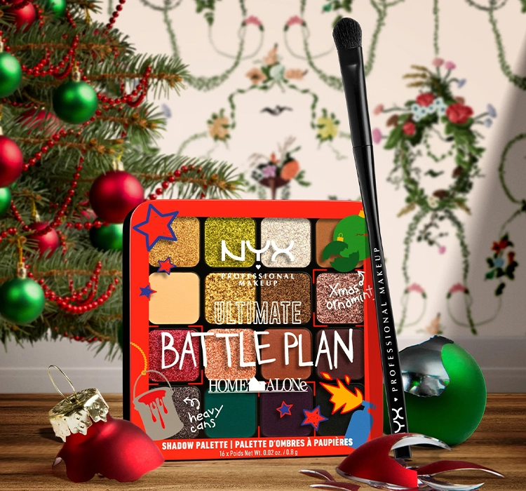 NYX Professional Makeup x Home Alone Ultimate Battle Plan Різдвяна палітра тіней