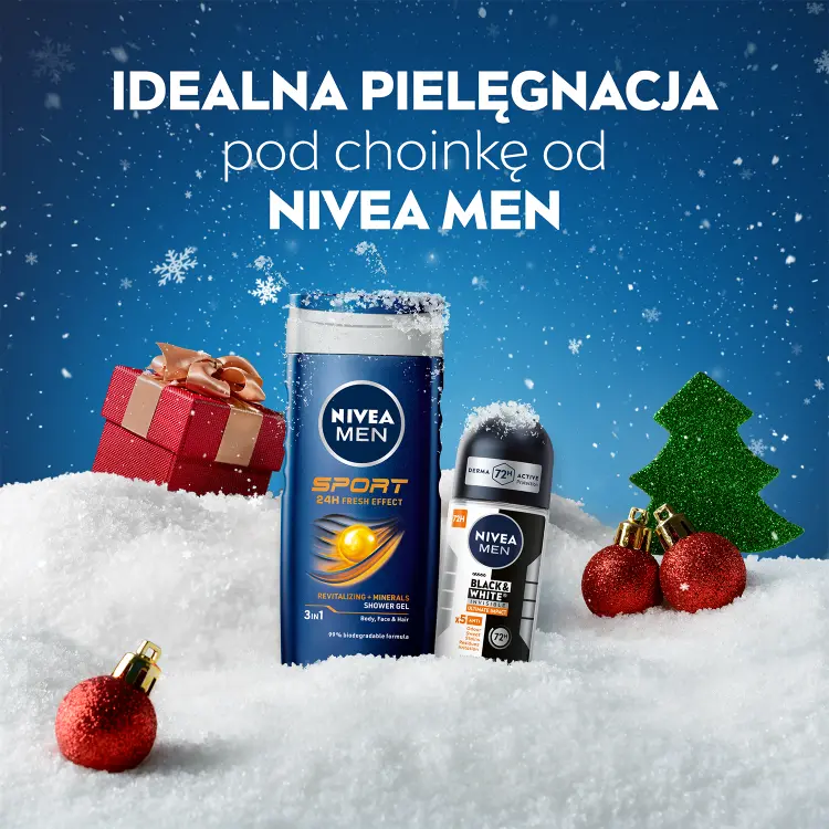 Nivea Men набір косметики для чоловіків: гель для душу + роликовий антиперспірант