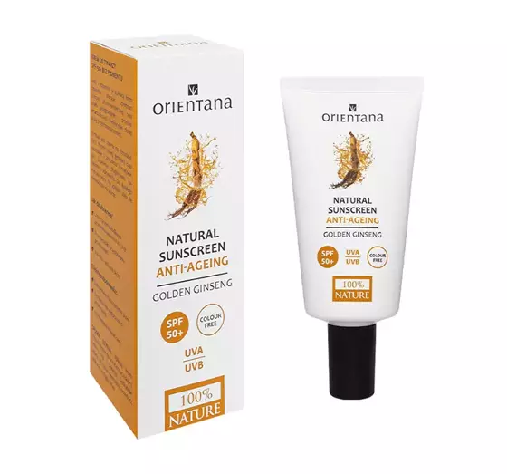 ORIENTANA NATURAL SUNSCREEN ЗАХИСНИЙ КРЕМ ДЛЯ ОБЛИЧЧЯ БЕЗ ПІГМЕНТУ SPF50+ 50МЛ