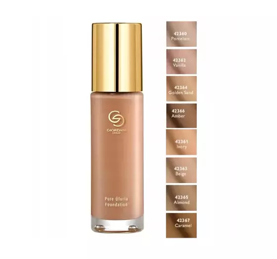 ORIFLAME GIORDANI GOLD PURE UFORIA ОСВІТЛЮЮЧИЙ ТОНАЛЬНИЙ ЗАСІБ SPF35 05 ALMOND 30МЛ