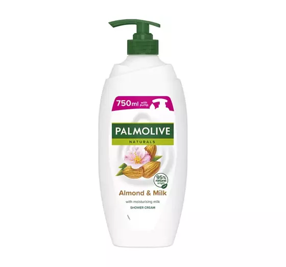 PALMOLIVE NATURALS ГЕЛЬ ДЛЯ ДУШУ З ДОЗАТОРОМ ALMOND & MILK 750МЛ